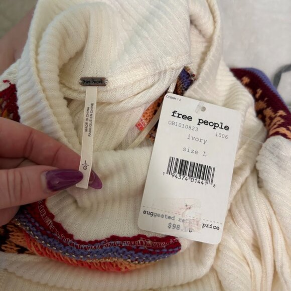 NEW Free People Prism Top Large - Picture 5 of 5